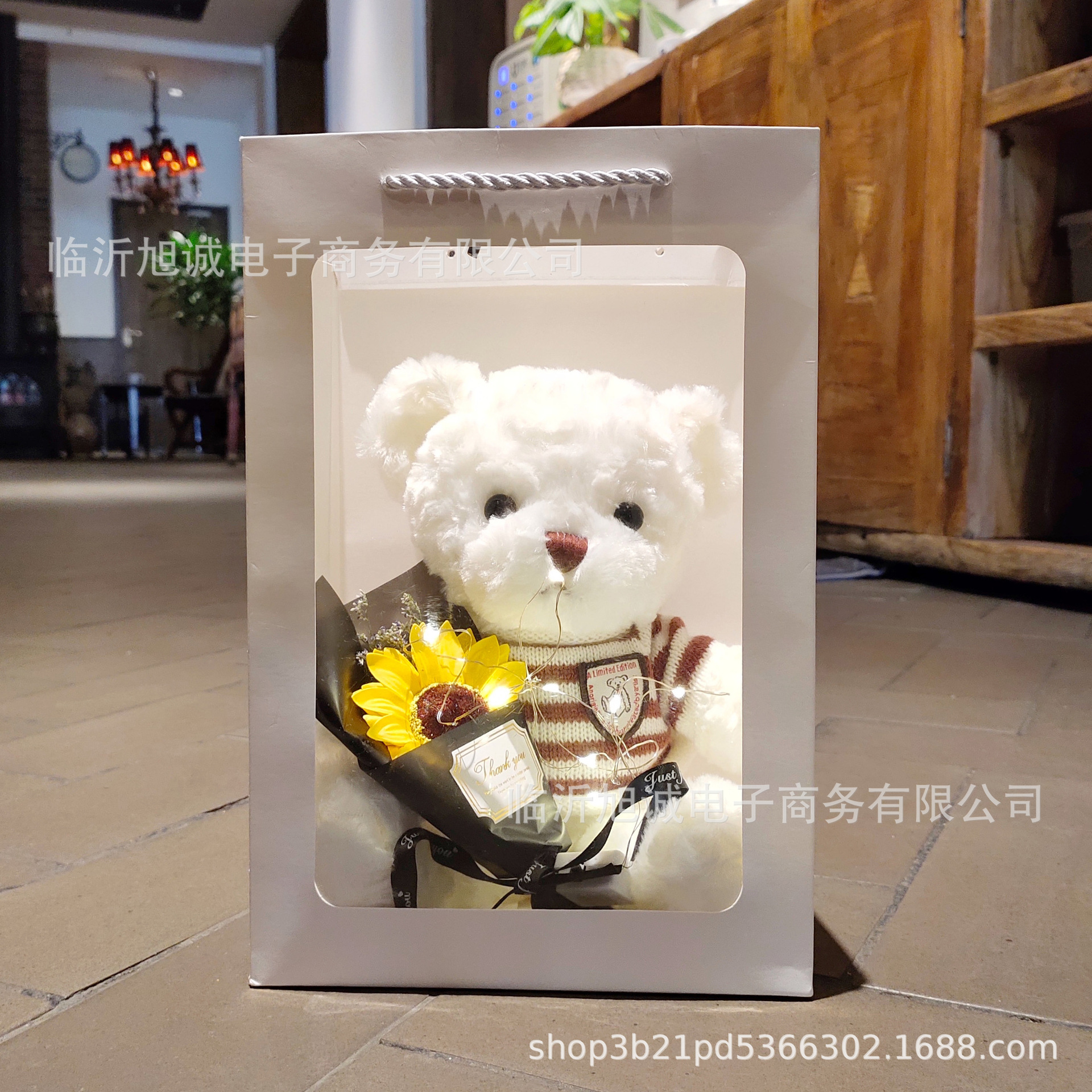 Wholesale Teddy Bear Doll Plush Toys Push Doll Christmas Christmas Eve Birthday Gift for Boys and Girls