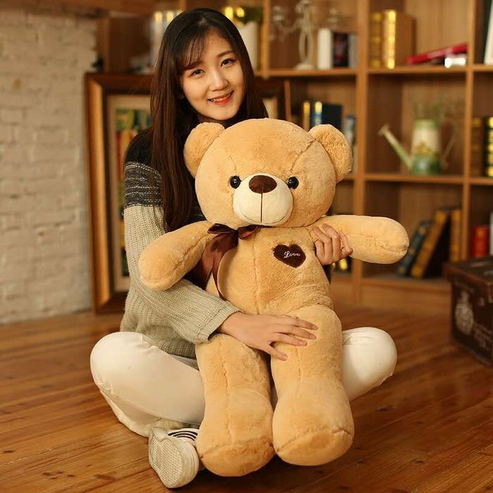 Teddy bear cuddle bear doll doll heart bear hybrid animal Teddy bear cuddle bear doll doll heart bear hybrid animal