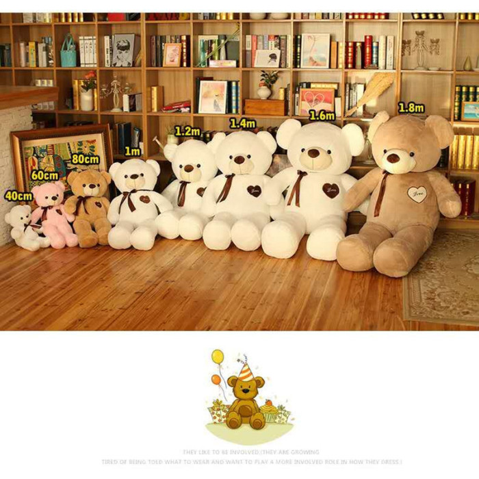 Teddy bear cuddle bear doll doll heart bear hybrid animal Teddy bear cuddle bear doll doll heart bear hybrid animal