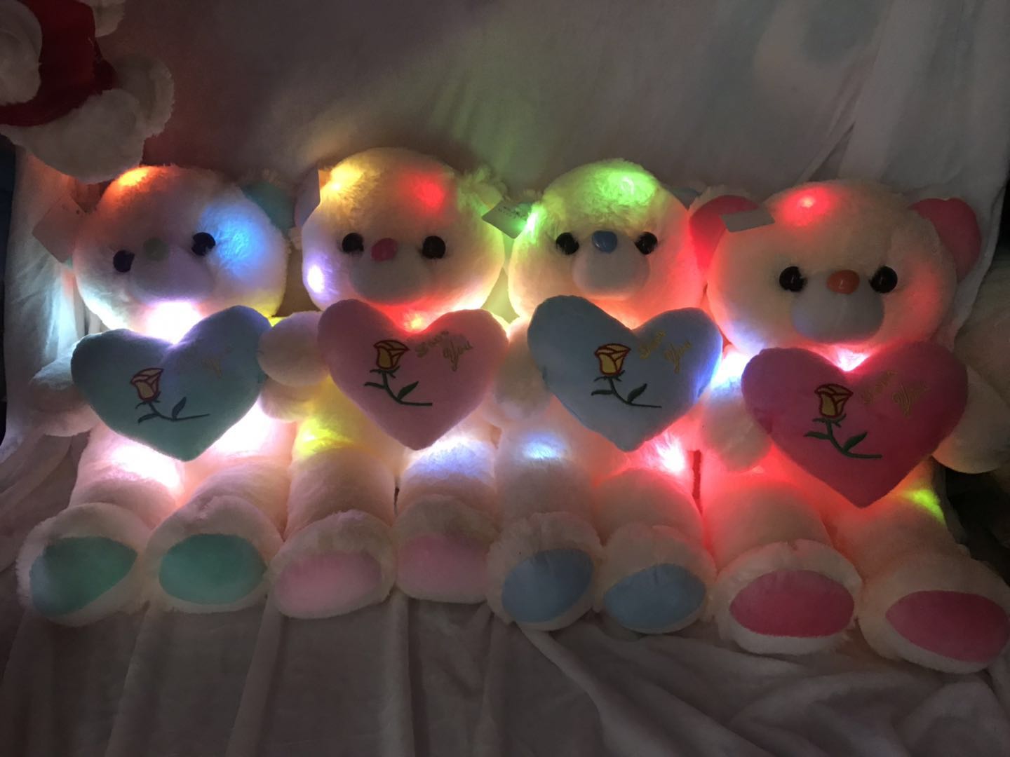 A birthday gift for A glowing teddy bear doll A birthday gift for A glowing teddy bear doll