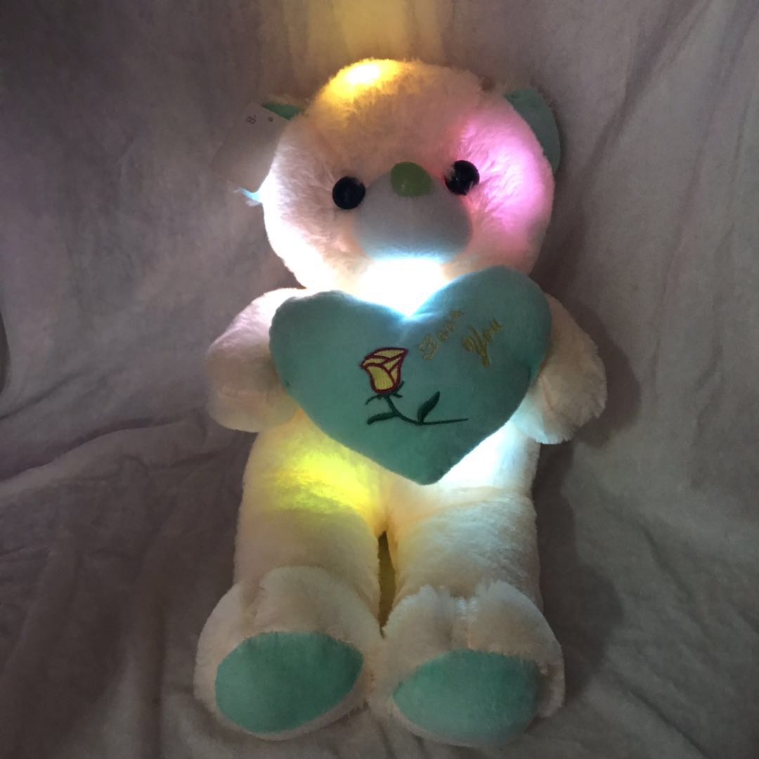 A birthday gift for A glowing teddy bear doll A birthday gift for A glowing teddy bear doll