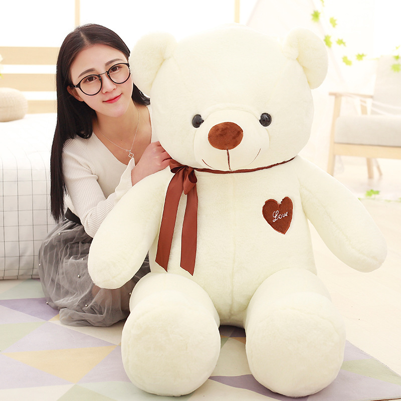 Large Free Shipping Bear Internet Celebrity Product Teddy Bear Doll Plush Hair Doll TikTok Stall Toy Bear