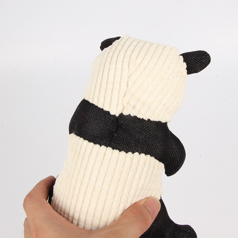 Plush cotton and linen bite resistant vocal teddy bear dog toy for dogs