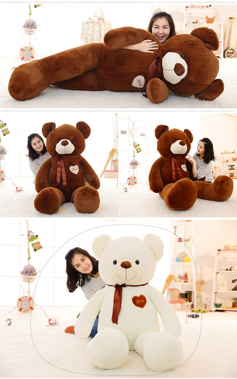 Cute Plush Loving Heart Teddy Bear Doll Oversized Love Hugging Bear Plush Toy Valentine's Day Girls' Gifts Cute Plush Loving Heart Teddy Bear Doll Oversized Love Hugging Bear Plush Toy Valentine's Day Girls' Gifts