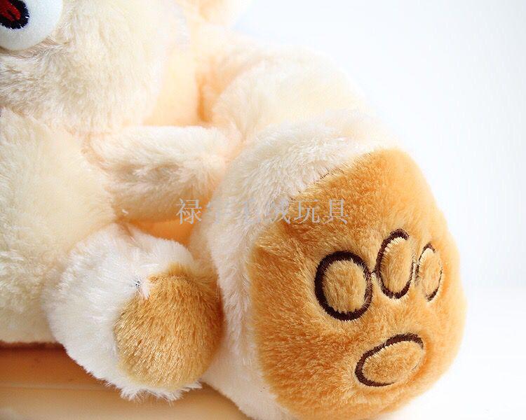 Led Colorful Luminous Mother-and-Child Bear Doll Plush Toy Doll Holiday Gift Teddy Bear Foreign Trade Cross-Border Hot