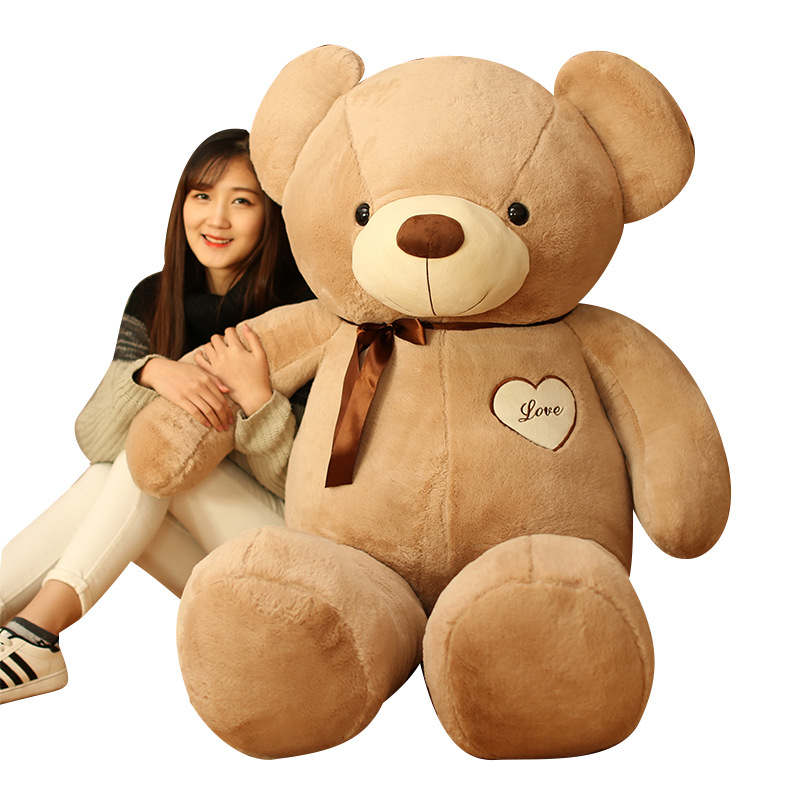 Plush Toy Ribbon Teddy Bear Doll Huggy Bear Ragdoll Get Girls Birthday Gifts Online Sale Free