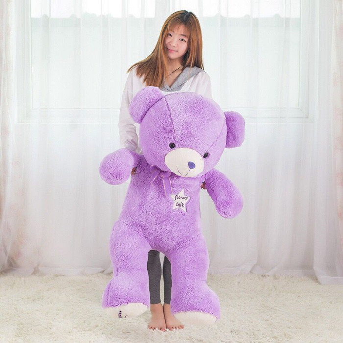 Lavender Bear Purple Teddy Bear Doll Plush Toys BEBEAR Doll