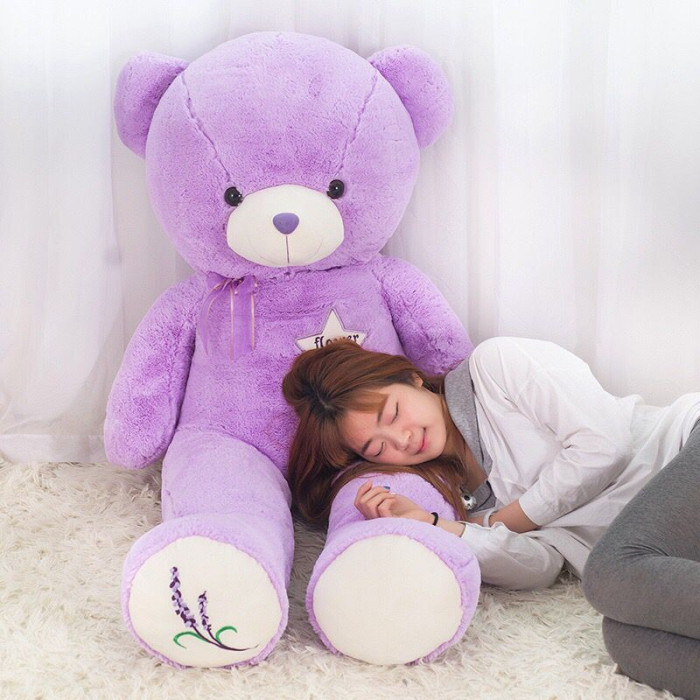 Lavender Bear Purple Teddy Bear Doll Plush Toys BEBEAR Doll