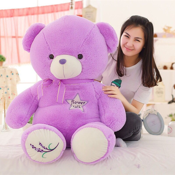 Lavender Bear Purple Teddy Bear Doll Plush Toys BEBEAR Doll