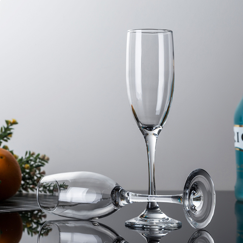 High-End Champagne Glass High Leg Sparkling Wine Glass Sherry Glass Cocktail Glass Sparkling Wine Cup 180ml