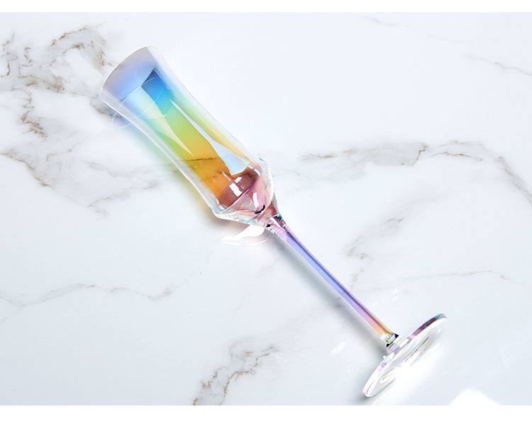 Goblet Rainbow Cup Colorful Crystal Champagne Glass Color Red Wine Glass Creative Ion Plating Wine Glass Champagne Glass Goblet Rainbow Cup Colorful Crystal Champagne Glass Color Red Wine Glass Creative Ion Plating Wine Glass Champagne Glass