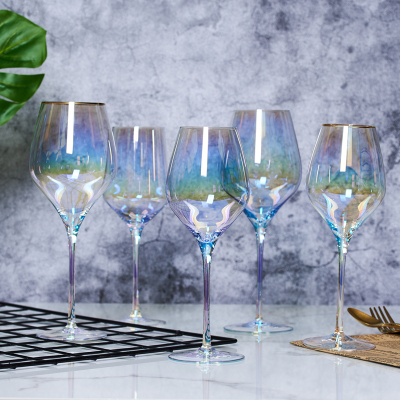 Goblet Rainbow Cup Colorful Crystal Champagne Glass Color Red Wine Glass Creative Ion Plating Wine Glass Champagne Glass Goblet Rainbow Cup Colorful Crystal Champagne Glass Color Red Wine Glass Creative Ion Plating Wine Glass Champagne Glass