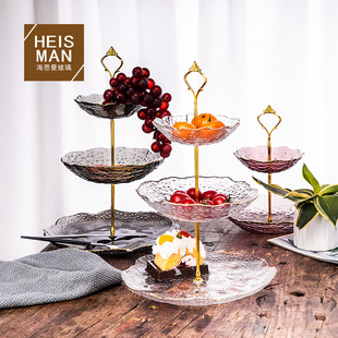 European-Style Gold Rod Crystal Goblet Creative Ion-Plated Wine Glass Western Wine Set Champagne Glass Factory Direct Sales