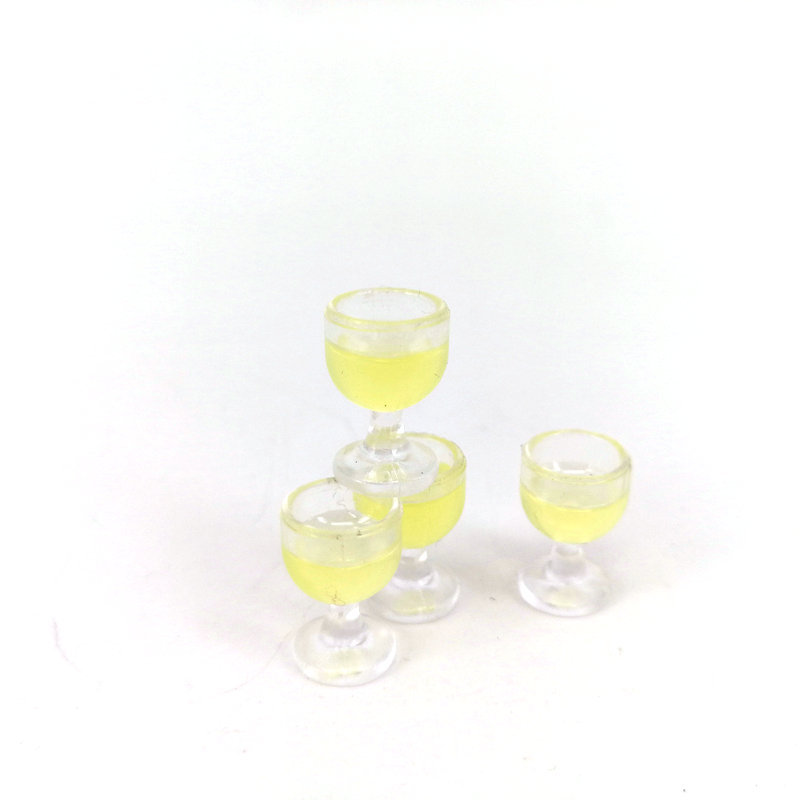 Dollhouse Red Wine Wine Glass Model [Mini Champagne Glass] Soldier Accessories