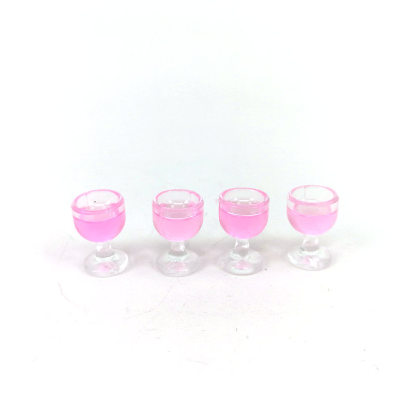 Dollhouse Red Wine Wine Glass Model [Mini Champagne Glass] Soldier Accessories