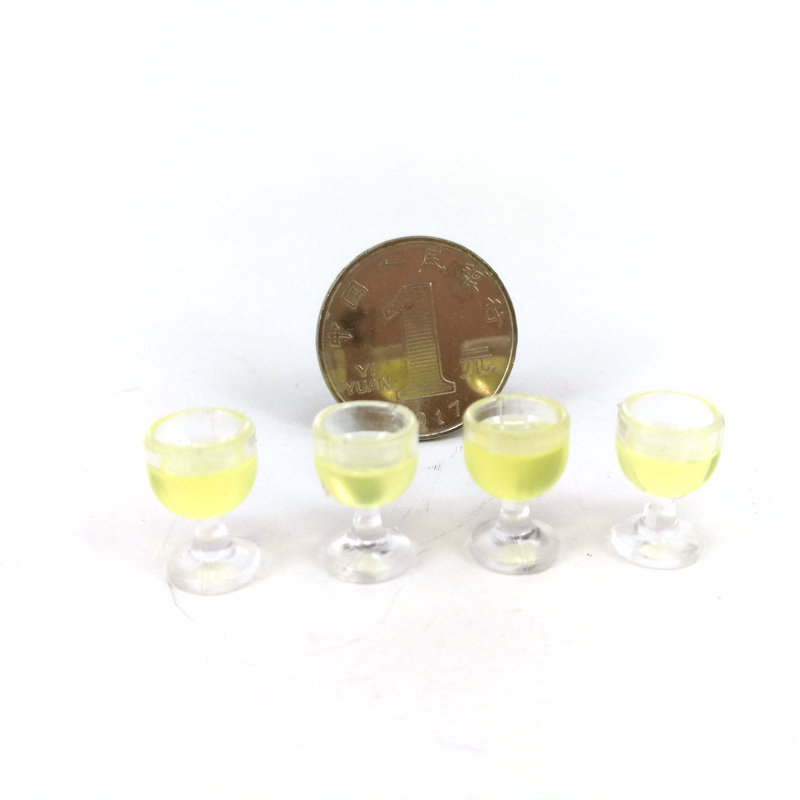 Dollhouse Red Wine Wine Glass Model [Mini Champagne Glass] Soldier Accessories