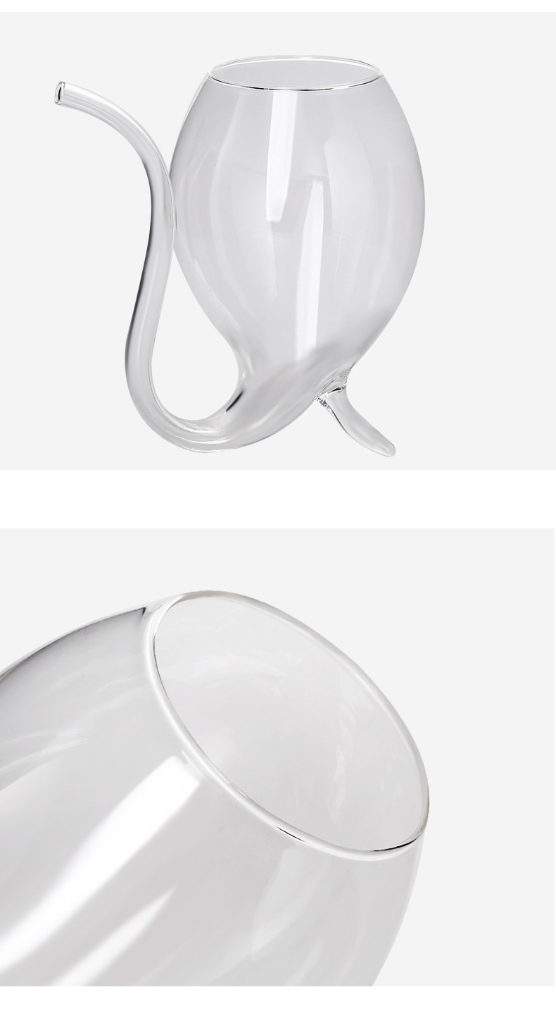 Glass Personalized Creative with Feet Cocktail Glass Crystal Straw Champagne Glass High Straw Juice Glass Water Cup Glass Personalized Creative with Feet Cocktail Glass Crystal Straw Champagne Glass High Straw Juice Glass Water Cup