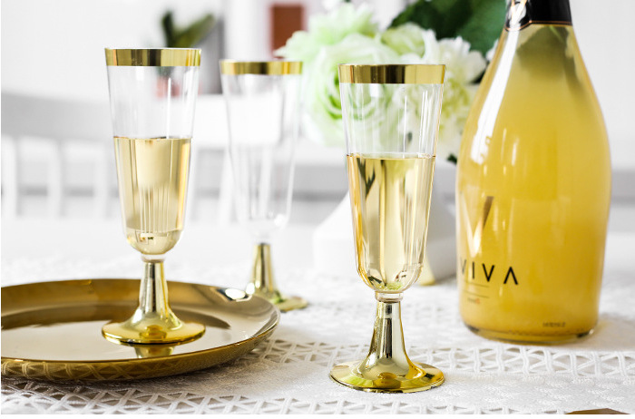 Disposable Goblet High-Grade Plastic Wine Glass Golden Edge Silver Champagne Glass Rose Gold Wine Glass Plastic Disposable Goblet High-Grade Plastic Wine Glass Golden Edge Silver Champagne Glass Rose Gold Wine Glass Plastic