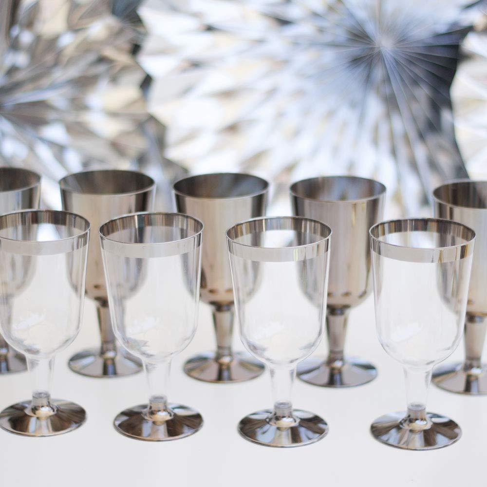 Disposable Goblet High-Grade Plastic Wine Glass Golden Edge Silver Champagne Glass Rose Gold Wine Glass Plastic Disposable Goblet High-Grade Plastic Wine Glass Golden Edge Silver Champagne Glass Rose Gold Wine Glass Plastic