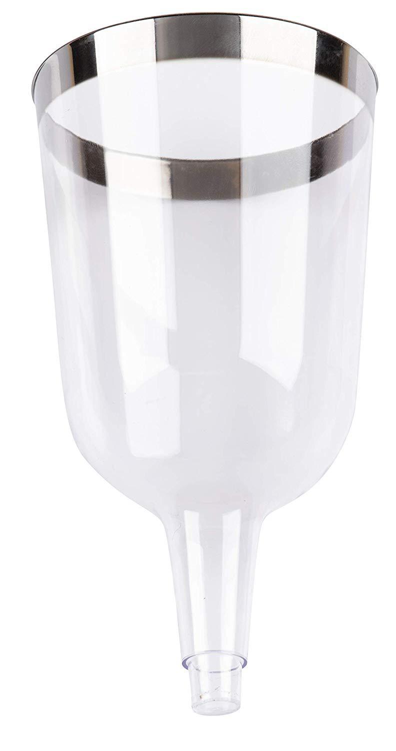 Disposable Goblet High-Grade Plastic Wine Glass Golden Edge Silver Champagne Glass Rose Gold Wine Glass Plastic Disposable Goblet High-Grade Plastic Wine Glass Golden Edge Silver Champagne Glass Rose Gold Wine Glass Plastic