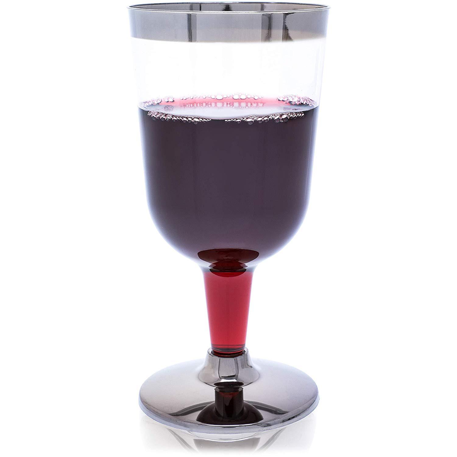 Disposable Goblet High-Grade Plastic Wine Glass Golden Edge Silver Champagne Glass Rose Gold Wine Glass Plastic Disposable Goblet High-Grade Plastic Wine Glass Golden Edge Silver Champagne Glass Rose Gold Wine Glass Plastic