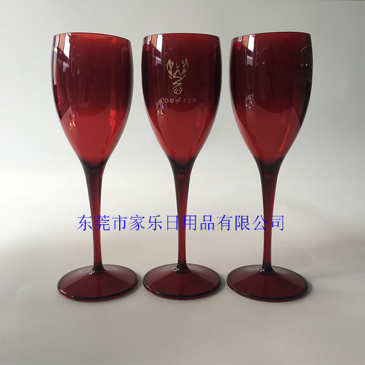 Plastic Red Wine Goblet Plastic High Leg Champagne Glass Food Grade PS Acrylic Transparent Red Wine Glass Plastic Red Wine Goblet Plastic High Leg Champagne Glass Food Grade PS Acrylic Transparent Red Wine Glass