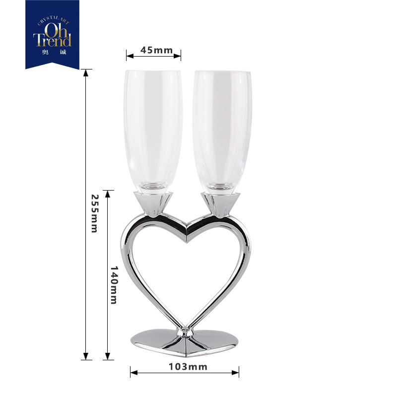 Heart-Shaped Crystal Champagne Set Couple Cups Wedding Favors Pie Couple Cups Crystal Glass Cup Bar Supplies Goblet Heart-Shaped Crystal Champagne Set Couple Cups Wedding Favors Pie Couple Cups Crystal Glass Cup Bar Supplies Goblet