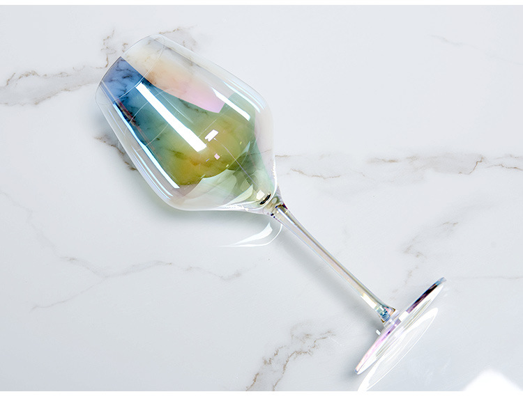 Celebrity Goblet Rainbow Cup Colorful Crystal Champagne Glass Color Red Wine Glass Creative Ion Plating Wine Glass Celebrity Goblet Rainbow Cup Colorful Crystal Champagne Glass Color Red Wine Glass Creative Ion Plating Wine Glass