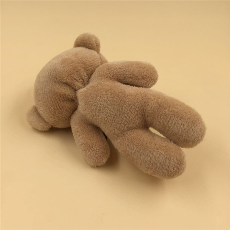 Paula Human Bear Accessories Plush Little Bear Doll 12cm Cell Phone Bag Keychain Pendant Wedding Throws Customization