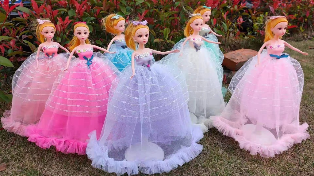 New 40cm Ddung Barbie Wedding Doll Keychain Big Lace Doll Pendant Children's Toy New 40cm Ddung Barbie Wedding Doll Keychain Big Lace Doll Pendant Children's Toy