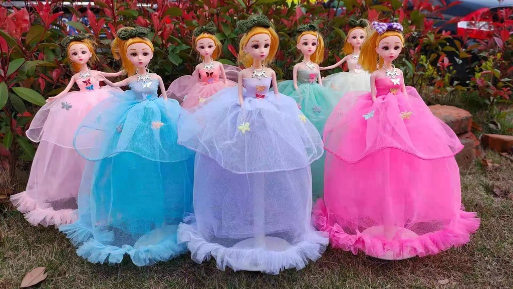 New 40cm Ddung Barbie Wedding Doll Keychain Big Lace Doll Pendant Children's Toy New 40cm Ddung Barbie Wedding Doll Keychain Big Lace Doll Pendant Children's Toy