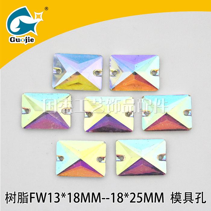 Resin Rectangular Square Face Mold Holder Accessories diy Keychain Drill Wedding Ornaments