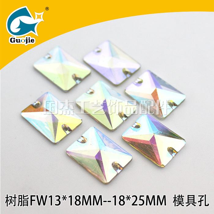 Resin Rectangular Square Face Mold Holder Accessories diy Keychain Drill Wedding Ornaments