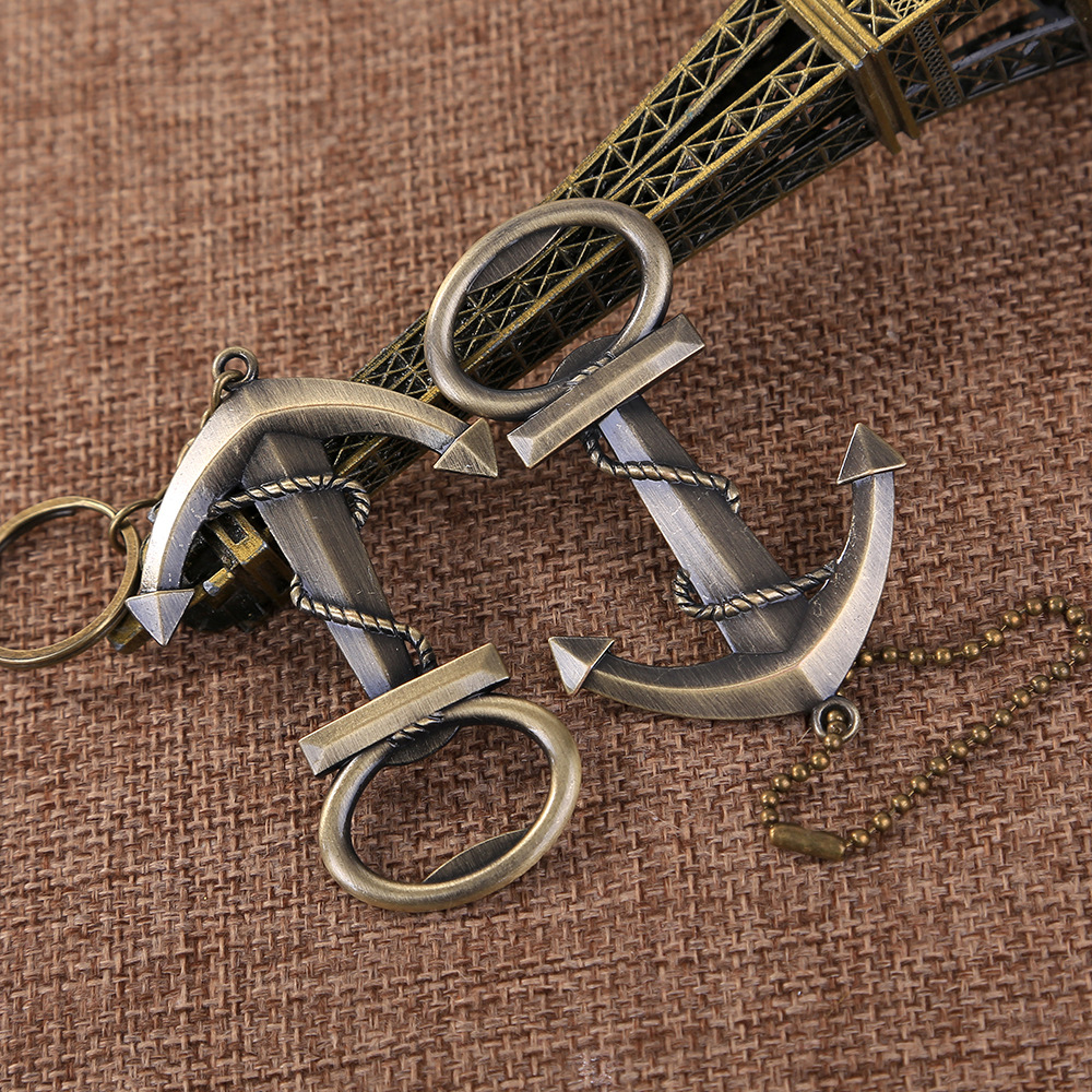 10-18 Creative Wedding Supplies Boat Anchor Keychain Beer Bottle Opener Vintage Keychain Bottle Opener Back Gift 10-18 Creative Wedding Supplies Boat Anchor Keychain Beer Bottle Opener Vintage Keychain Bottle Opener Back Gift