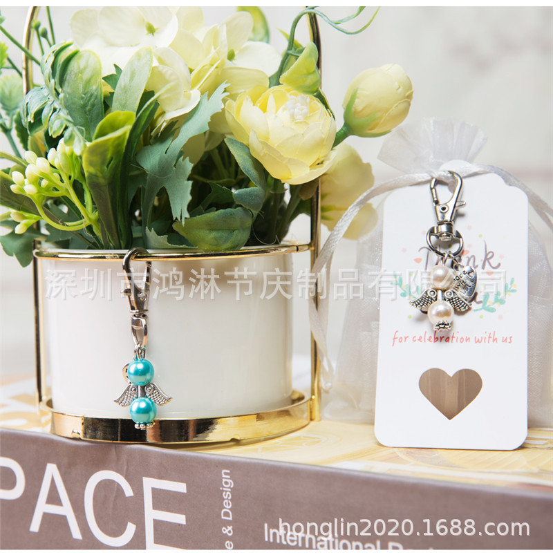 Creative Style Guardian Angel Keychain Wedding Celebration Decoration Gift Angel Wings Baby Baptism Communion Party Gift Creative Style Guardian Angel Keychain Wedding Celebration Decoration Gift Angel Wings Baby Baptism Communion Party Gift