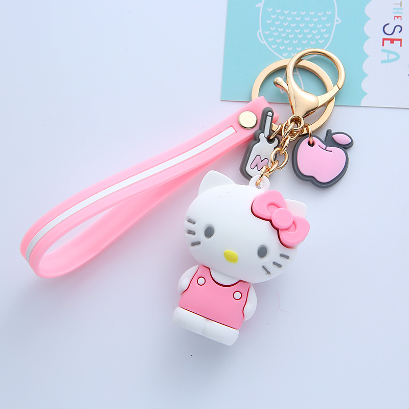 Wedding Keychain Melody Big Ear Dog Kuromi Pom Pom Purin Cartoon Silicone PVC Key Chain School Bag Pendant Gift Wedding Keychain Melody Big Ear Dog Kuromi Pom Pom Purin Cartoon Silicone PVC Key Chain School Bag Pendant Gift