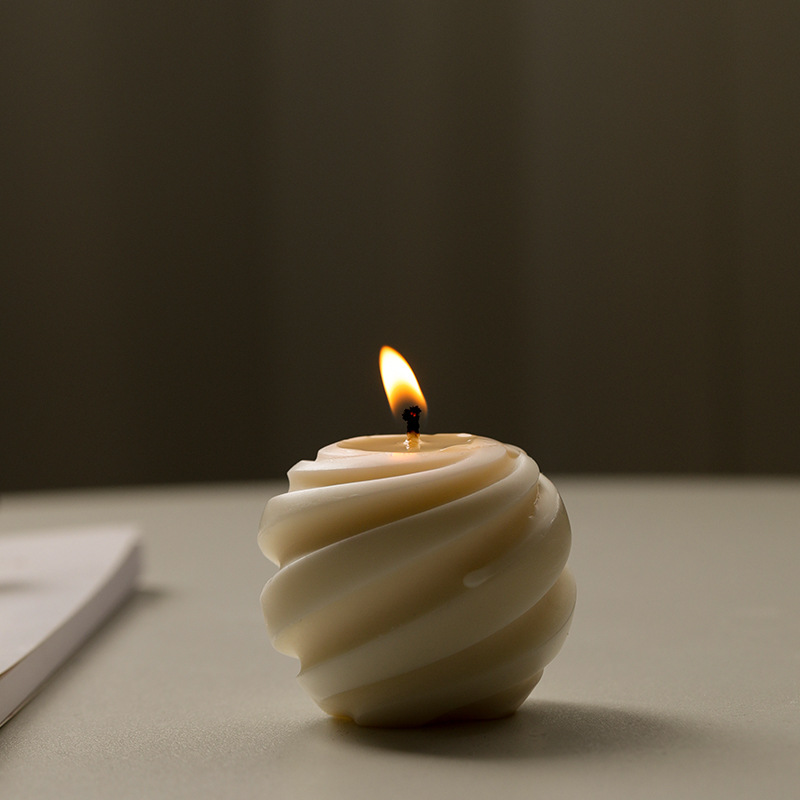 Creative Ball Aromatherapy Candle Mould Soft Silicone Mold DIY Homemade Geometric Simple Ins Style Candle Mould