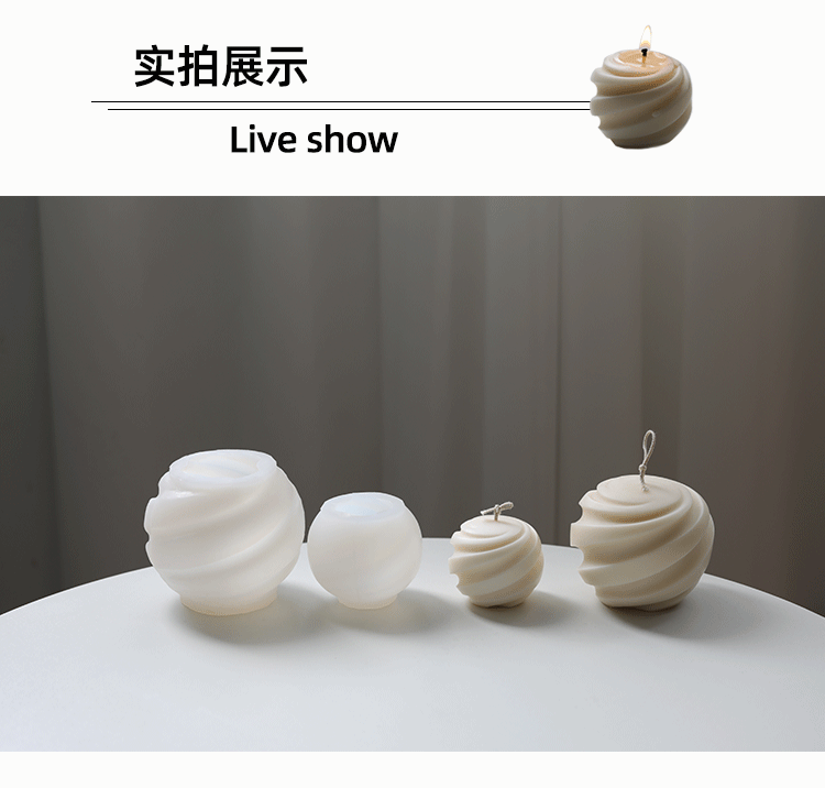 Creative Ball Aromatherapy Candle Mould Soft Silicone Mold DIY Homemade Geometric Simple Ins Style Candle Mould Creative Ball Aromatherapy Candle Mould Soft Silicone Mold DIY Homemade Geometric Simple Ins Style Candle Mould
