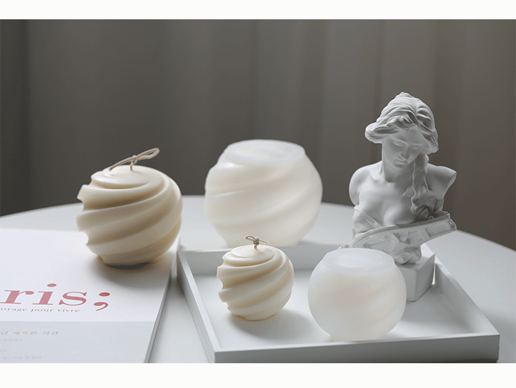 Creative Ball Aromatherapy Candle Mould Soft Silicone Mold DIY Homemade Geometric Simple Ins Style Candle Mould Creative Ball Aromatherapy Candle Mould Soft Silicone Mold DIY Homemade Geometric Simple Ins Style Candle Mould