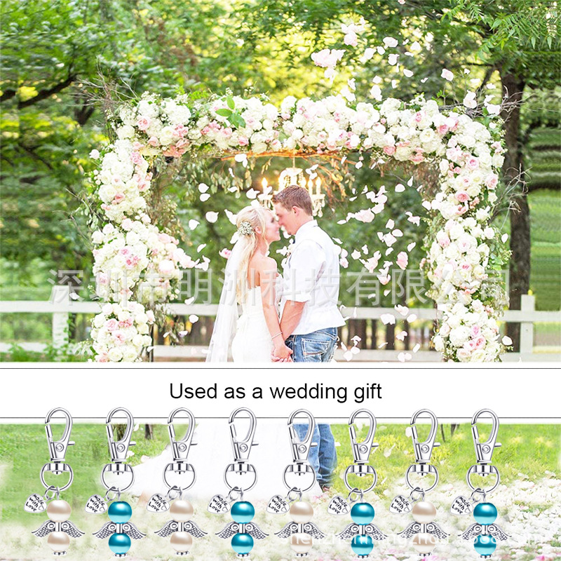 Creative Guardian Angel Wings Keychain Baby Baptism Party Supplies Wedding Birthday Gift Metal Keychains Creative Guardian Angel Wings Keychain Baby Baptism Party Supplies Wedding Birthday Gift Metal Keychains