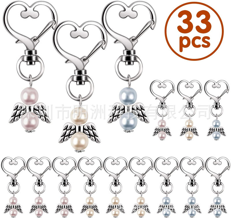 Creative Guardian Angel Wings Keychain Baby Baptism Party Supplies Wedding Birthday Gift Metal Keychains Creative Guardian Angel Wings Keychain Baby Baptism Party Supplies Wedding Birthday Gift Metal Keychains