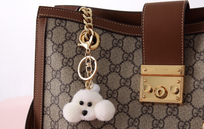 Wedding Keychain Teddy Automobile Hanging Ornament Ornament Key Chain Rabbit Wool Felt Creative Gift