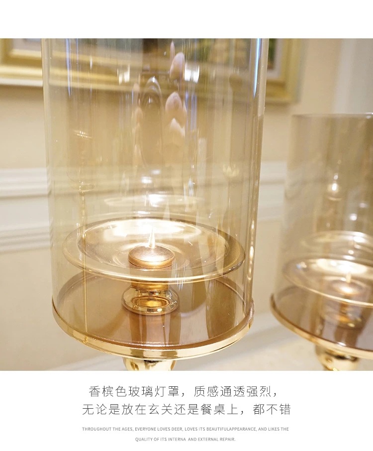 Light Luxury Candle Holder Nordic Retro Romantic Dining Table Candlelight Dinner Props Candleholder Light Luxury Candle Holder Nordic Retro Romantic Dining Table Candlelight Dinner Props Candleholder