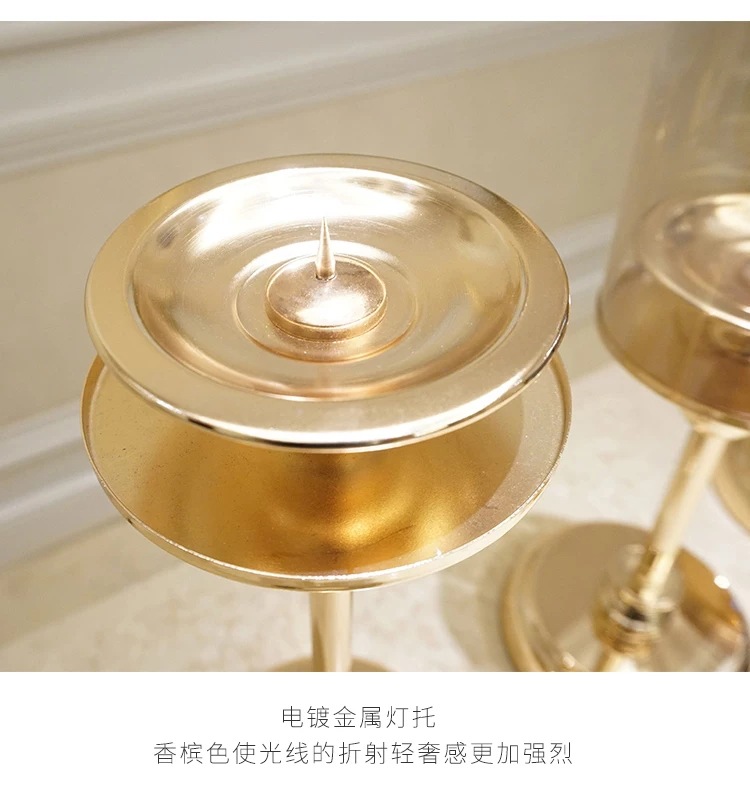 Light Luxury Candle Holder Nordic Retro Romantic Dining Table Candlelight Dinner Props Candleholder Light Luxury Candle Holder Nordic Retro Romantic Dining Table Candlelight Dinner Props Candleholder