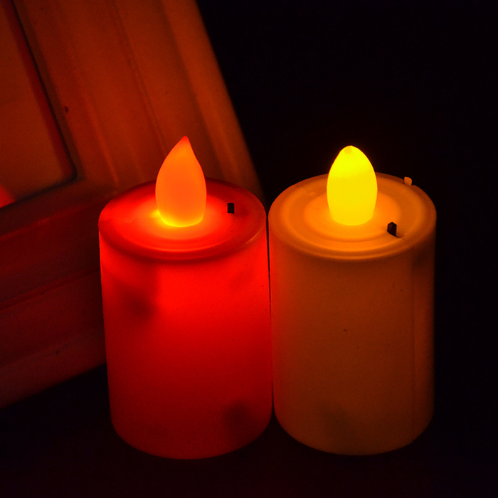 LED simulation candle colorful glow smokeless green warmest candlelight dinner proposal birthday pair