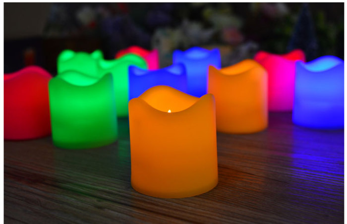 LED big wave fashionable glow smokeless green candle romantic candlelight dinner proposal birthday pair LED big wave fashionable glow smokeless green candle romantic candlelight dinner proposal birthday pair