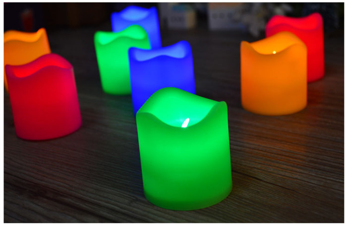 LED big wave fashionable glow smokeless green candle romantic candlelight dinner proposal birthday pair LED big wave fashionable glow smokeless green candle romantic candlelight dinner proposal birthday pair