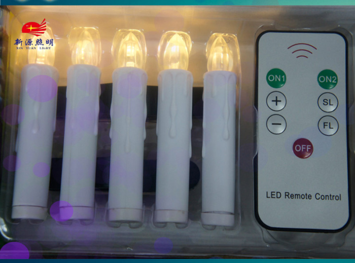 Craft candle 10/set-color led glow candles electric candle wholesale induction glow candles