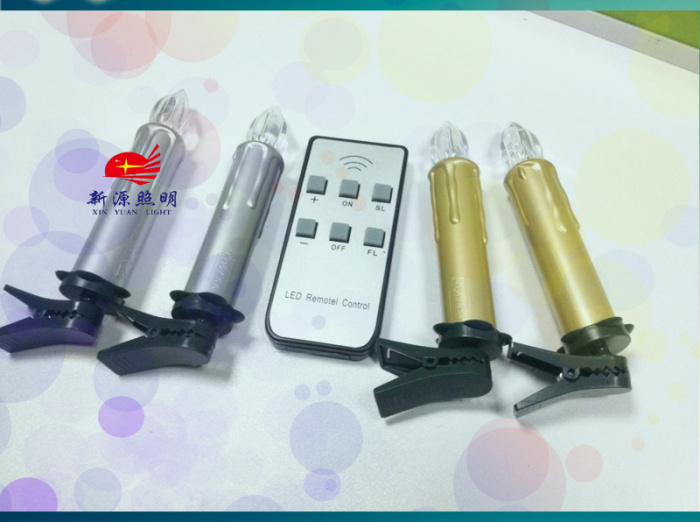 Craft candle 10/set-color led glow candles electric candle wholesale induction glow candles