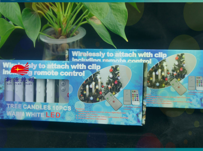Craft candle 10/set-color led glow candles electric candle wholesale induction glow candles